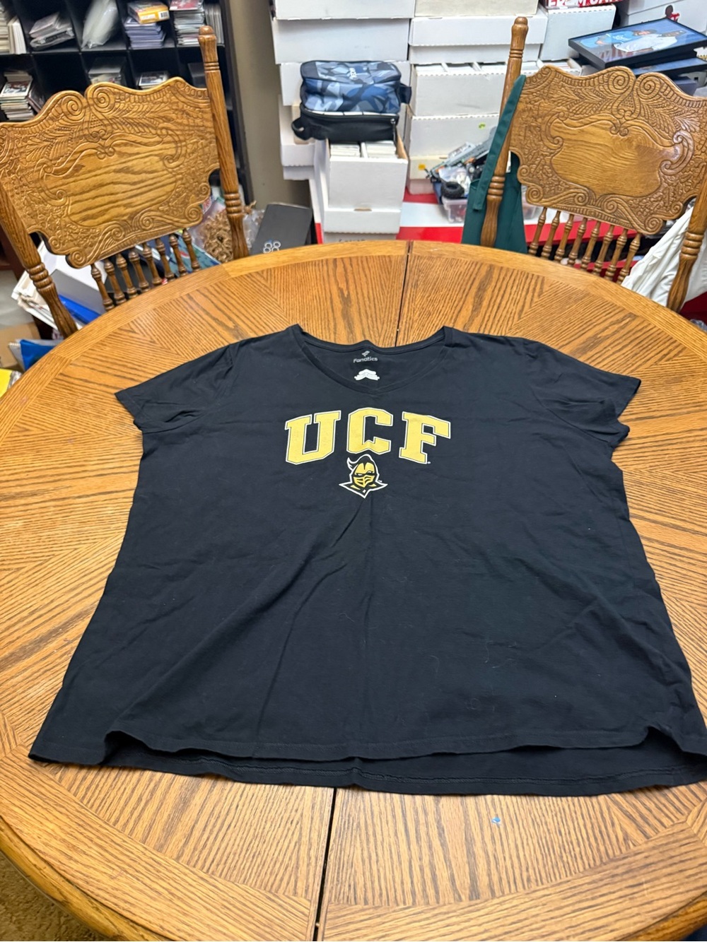 Fanatics Black Central Florida V-Neck Tee